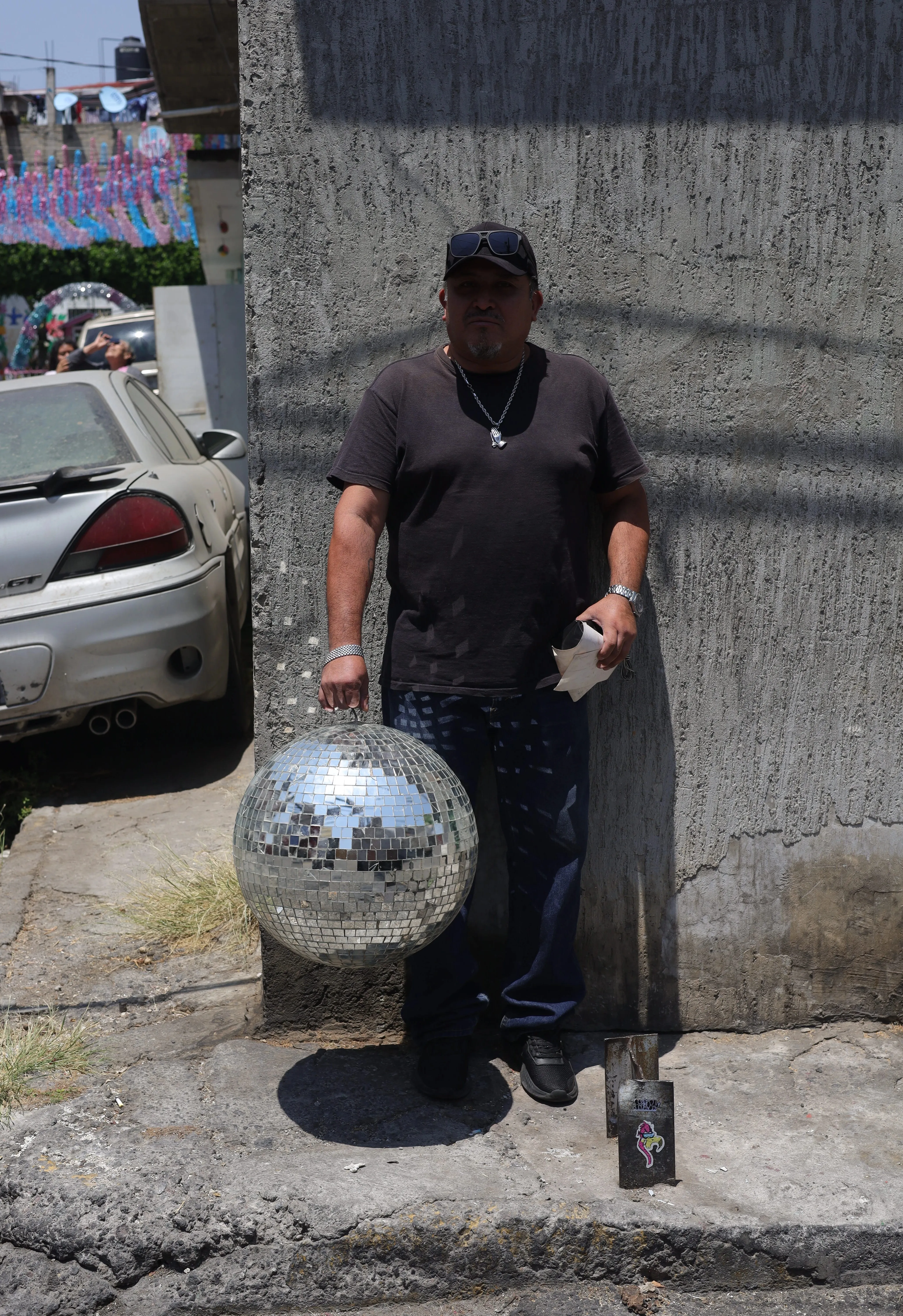 Portrait of a man taken during the solar eclipse in Mexico